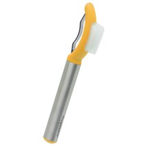 프로그레시브 옥수수 커터 특수기타칼, Yellow+Stainless Steel, 1개