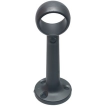 성원기업 옷봉(파이프) 소켓, 7.파이프 소켓 블랙 양구 100mm, 1개