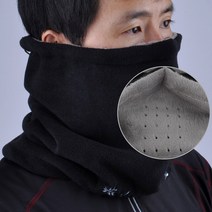 스파램 기능성 넥워머 콧등와이어 김서림방지 방한 목토시, 검정