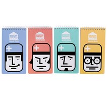 드럭스토아_핸디 상철수첩_유선수첩_휴대용수첩_스프링수첩, 옐로우