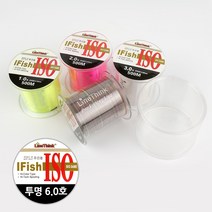 무한비투 ISO 500M 낚시줄 모노라인 민물 바다 나일론 원줄, IFISH ISO 투명 6.0호