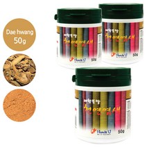 [동화오피스] 핸즈유 패브릭 DIY용품 / 천연염색 대황분말 50g