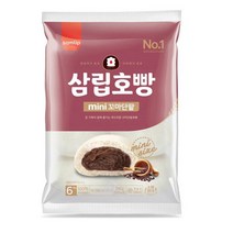 삼립 단팥 미니호빵 6입x2봉 호빵 찐빵, 240g, 2봉