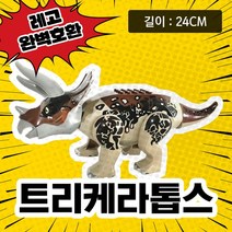 [큐브월드] 레고호환 공룡동물시리즈 인도랩터 인도렉스 티라노 카르노사우르스 딜로포 트리케라톱스 중국레고 블록 피규어, 06. 트리케라톱스