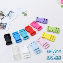 NEW 25미리플라스틱컬러버클 (4개), 레드