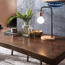 잉글랜더 멜라니 우드슬랩 6인용 통원목 식탁 1800(의자제외), 월넛