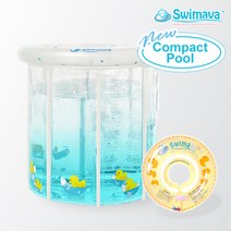 스위마바 뉴 컴팩트풀 목튜브 패키지 아기수영장, 마카롱 패키지, 1세트