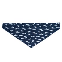 The Worthy Dog 죠스 애견 반다나 S(16.5cm), Navy, 1개
