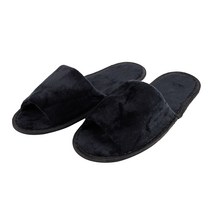 하루이슬리퍼 VIP-V 벨벳슬리퍼, VIP-V 벨벳-검정-오픈