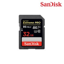 샌디스크 익스트림 프로 SD카드 CLASS10, 32GB