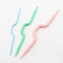 더울 목도리 뜨개 털실 가방 바늘 부자재 꽈배기바늘세트