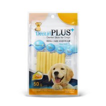 덴탈플러스 애견 치석제거 껌 50g, 치즈껌50g, 1개