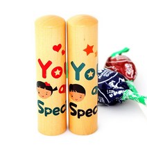 이안 꾸러기 투명 캐릭터 도장 캐릭터도장, A형 서체, 원목_A2 꼬마벌