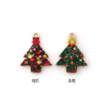 비즈아이 [7111-03]에폭팬던트(별트리) 16*20mm (골드) [1개]