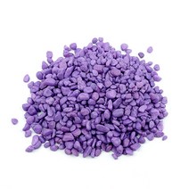 비오스 테라리움재료 마리모자갈 무지개 칼라색돌 100g, 보라, 1개