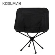KOOLMAN 초경량 스핀체어, 블랙, 1개