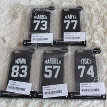 레스아티스트 블랙 화이트 넘버링 아이폰6 케이스