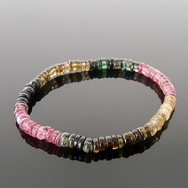 단추 토르마린팔찌 5MM 프리사이즈 토르말린