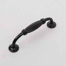 모네스페스 가구손잡이 크라운모던블랙 96mm(1개), 1개(나사포함)
