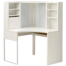 이케아 MICKE 미케 코너워크스테이션, 화이트 203.542.84