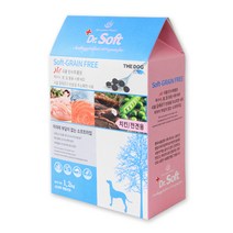 더독 닥터소프트 그레인프리 치킨 (전견용) 촉촉한 소프트사료, 1.2kg, 1개