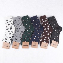 호피앙고라 겨울양말 앙고라 보온 털 패션 여자 중목