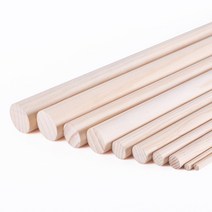 셀프인테리어마켓 목봉 재단 - 스트레칭봉 DIY원목봉 우드봉 나무봉 DIY 목재, 두께 4.5cm - 길이 50cm