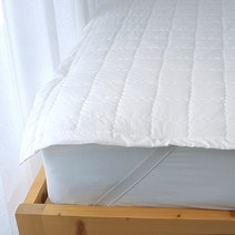 바우와우룸 순면 파스텔 고정밴딩 패드, 아이보리
