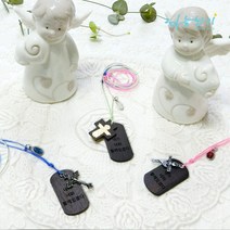 [하늘보기] 미아방지 목걸이 도담도담 성물 가톨릭 편백목 흑단목 유아목걸이