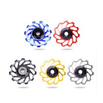 RISK 자전거풀리11T 13T 세라믹베어링 PULLEY 레인보우, 세라믹볼 풀리 13T/블랙