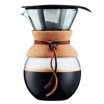 보덤 푸어오버 커피메이커 1L 영구필터 스타벅* 브랜딩, 1L-코르크