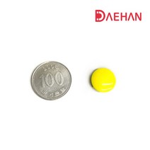 메모홀더 자석 15mm, 노랑, 1개