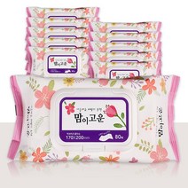 소확행 프리미엄 아기물티슈 맘이고운 캡형 80매 x 10팩