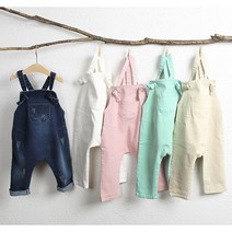 세인트키즈 스프링봉봉 유아 아기멜빵바지