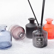 [캔들이케아] 50ml 프레쉬 디퓨저용기 원형 5컬러, 무광블랙