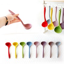 키친팩토리 파스텔 실리콘 미니국자8color, 로얄그린, 1개