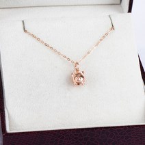 루키스톤 14k 통돼지 목걸이 14k목걸이