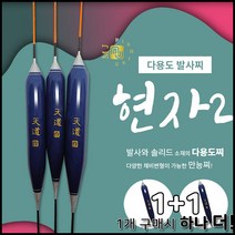 엠제이피싱 민물찌 현자2 1+1 낚시찌 발사찌 솔리드찌 다용도찌 중층찌 바닥찌, 250mm+350mm