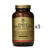 솔가 에스터 C 플러스 비타민 1000 mg 180개입 타블렛, 3개
