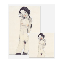 [슈가덕] 에곤쉴레 에곤실레 캔버스 액자 20종 캔버스액자 명화, 소녀_25x25cm