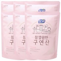 참그린 깔끔한 구연산 1kg, 6개