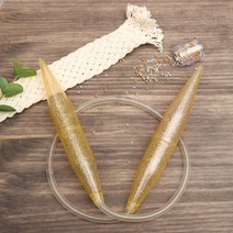 패션메이드 프랑스자수 뜨개질 루피망고모자 홈패브릭, 골드-25mm
