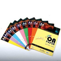 상우 A4 칼라OA용지 칼라복사지 80g S시리즈, 25매입, S23 감자색