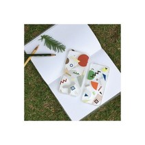 a peice of summer 젤리 케이스-세컨드모닝, 디자인선택:1.july(줄라이) / 기종선택:아이폰x, 상세 설명 참조