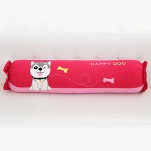 이솔홈 브라우니 면 100% 롱쿠션 바디필로우 커버, 브라우니 커버 01_체리핑크