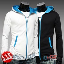 홈런 뉴욕시티 프린팅 후드 집업 MG6731