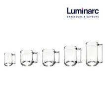 루미낙 내열강화 유리머그컵 유리컵 유리잔, 400ml, 1개