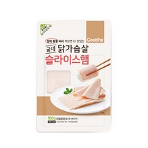 굽네 닭가슴살 슬라이스햄 100g, 1팩