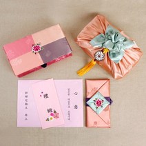 윤씨방 목단화 현금 예단함 풀세트 2종, 분꽃x예단용_정보포함인쇄