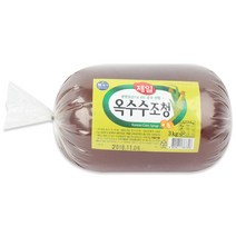 경일식품 제일 옥수수조청 3KG 물엿, 4개, 12kg